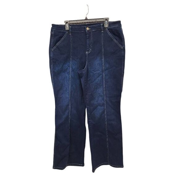 Belle by Kim Gravel Denim - Belle by Kim Gravel Size 18 TripleLuxe Reg Denim Seamed to Perfection Jean